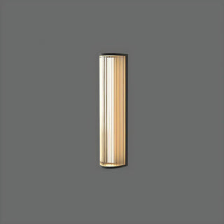 Modern Cylinder Black Metal Outdoor Wall Sconce Light Zawala Image - 6