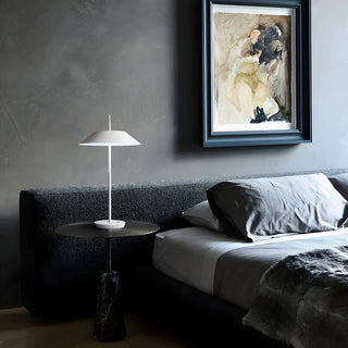 Golden Bedroom Modern Geometric Metal Table Lamp Zawala Image - 4