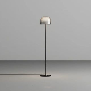 Modern Black Glass Dome Living Room LED Floor Lamp Zawala Image - 12