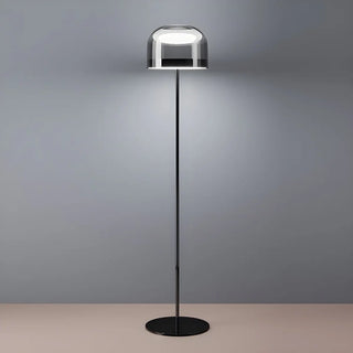 Modern Black Glass Dome Living Room LED Floor Lamp Zawala Image - 14