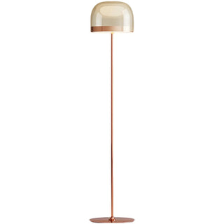 Modern Black Glass Dome Living Room LED Floor Lamp Zawala Image - 17