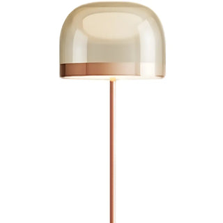 Modern Black Glass Dome Living Room LED Floor Lamp Zawala Image - 18