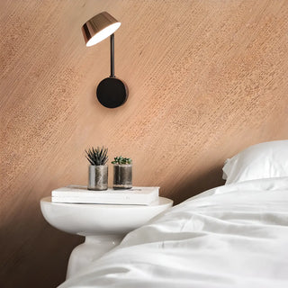 Modern Adjustable Black Cylinder LED Wall Sconce Zawala Image - 2
