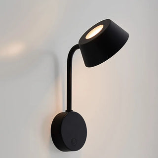 Modern Adjustable Black Cylinder LED Wall Sconce Zawala Image - 8