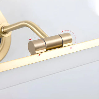 Rotatable Black Modern Cylinder Metal Vanity Light Zawala Image - 9