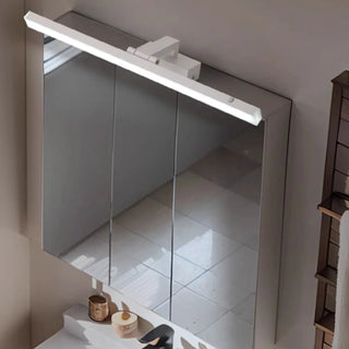 Adjustable Black Rectangular Vanity Mirror Light Zawala Image - 4