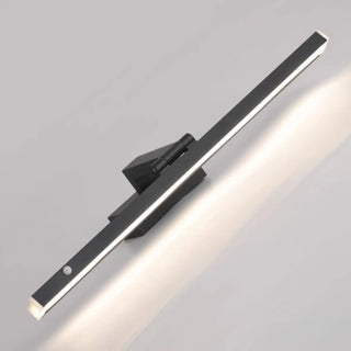 Adjustable Black Rectangular Vanity Mirror Light Zawala Image - 5