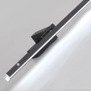 Adjustable Black Rectangular Vanity Mirror Light Zawala Image - 6