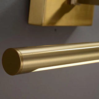 ZOWALA - Elegant Gold Cylinder Vanity Mirror Light Fixture Image - 13