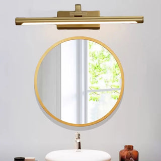 ZOWALA - Elegant Gold Cylinder Vanity Mirror Light Fixture Image - 4