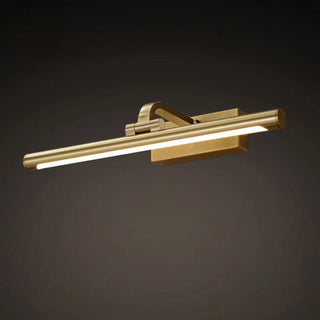 ZOWALA - Elegant Gold Cylinder Vanity Mirror Light Fixture Image - 7