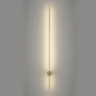 Modern Sleek Linear Metal LED Wall Sconce Light Zawala Image - 10