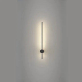 Modern Sleek Linear Metal LED Wall Sconce Light Zawala Image - 11