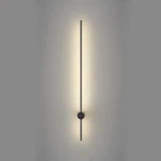 Modern Sleek Linear Metal LED Wall Sconce Light Zawala Image - 13