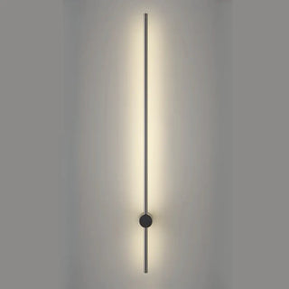 Modern Sleek Linear Metal LED Wall Sconce Light Zawala Image - 14