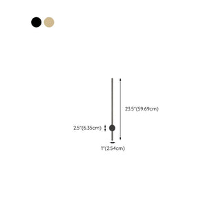 Modern Sleek Linear Metal LED Wall Sconce Light Zawala Image - 24