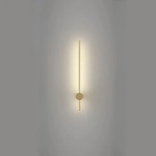 Modern Sleek Linear Metal LED Wall Sconce Light Zawala Image - 7