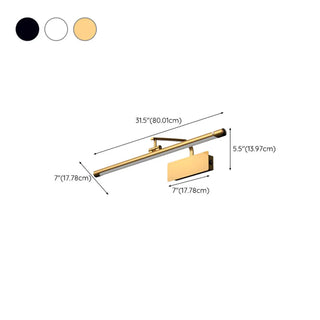 ZOWALA - Adjustable Linear Metal Vanity Lighting Fixture Image - 18