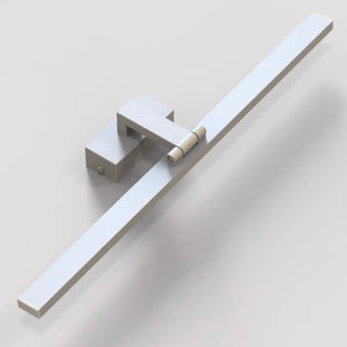 ZOWALA - Modern Rectangular Black LED Bathroom Vanity Light Image - 10