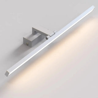 ZOWALA - Modern Rectangular Black LED Bathroom Vanity Light Image - 12