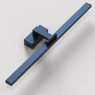 ZOWALA - Modern Rectangular Black LED Bathroom Vanity Light Image - 2