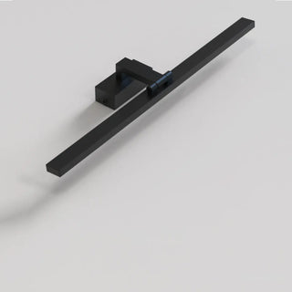 ZOWALA - Modern Rectangular Black LED Bathroom Vanity Light Image - 8