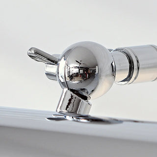 ZOWALA - Modern Silver Cylinder Bathroom Vanity Mirror Light Image - 8