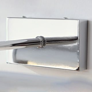 ZOWALA - Modern Silver Cylinder Bathroom Vanity Mirror Light Image - 9