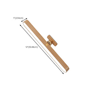 ZOWALA - Magnetic Rotatable Wood Linear Vanity Wall Light #size