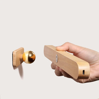 ZOWALA - Magnetic Rotatable Wood Linear Vanity Wall Light Image - 5