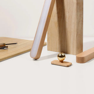 ZOWALA - Magnetic Rotatable Wood Linear Vanity Wall Light Image - 6