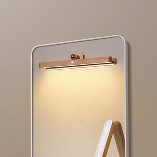 ZOWALA - Magnetic Rotatable Wood Linear Vanity Wall Light Image - 9