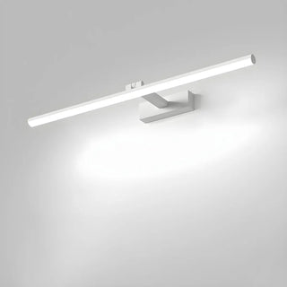 Rotating White Linear Modern LED Metal Vanity Light Zawala Image - 19