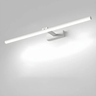 Rotating White Linear Modern LED Metal Vanity Light Zawala Image - 20