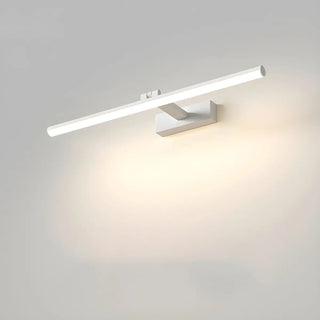 Rotating White Linear Modern LED Metal Vanity Light Zawala Image - 23