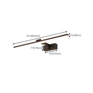 Rotating Black Bar Metal Bathroom Vanity Light Fixture Zawala Image - 12