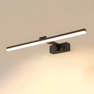 Rotating Black Bar Metal Bathroom Vanity Light Fixture Zawala Image - 3