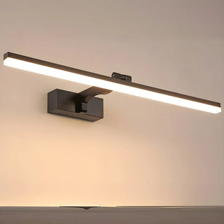 Rotating Black Bar Metal Bathroom Vanity Light Fixture Zawala Image - 4