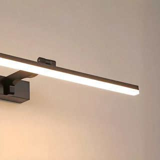 Rotating Black Bar Metal Bathroom Vanity Light Fixture Zawala Image - 5