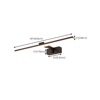 Rotating Black Bar Metal Bathroom Vanity Light Fixture Zawala Image - 9