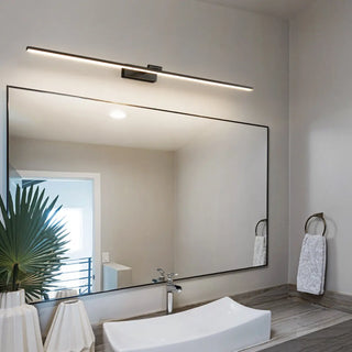 Modern Rotating Linear Metal Bathroom LED Vanity Light Zawala Image - 1