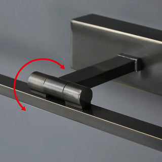 Modern Rotating Linear Metal Bathroom LED Vanity Light Zawala Image - 10