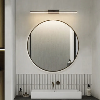Modern Rotating Linear Metal Bathroom LED Vanity Light Zawala Image - 3