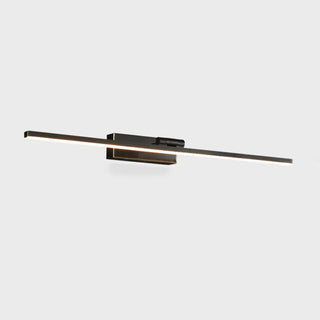 Modern Rotating Linear Metal Bathroom LED Vanity Light Zawala Image - 5