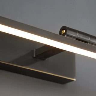 Modern Rotating Linear Metal Bathroom LED Vanity Light Zawala Image - 9