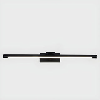 Rotating Modern Long Linear LED Black Vanity Light Zawala Image - 11