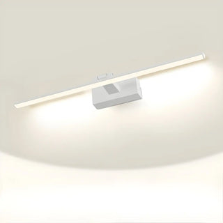 Rotating Modern Long Linear LED Black Vanity Light Zawala Image - 9