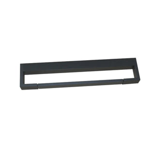 Trendy Silver Rectangular Metal Bathroom Vanity Light Zawala Image - 12