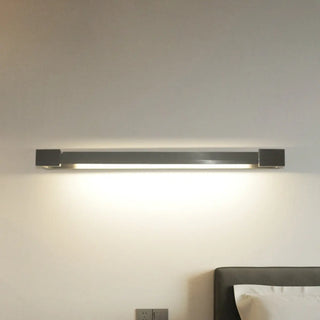 Trendy Silver Rectangular Metal Bathroom Vanity Light Zawala Image - 4