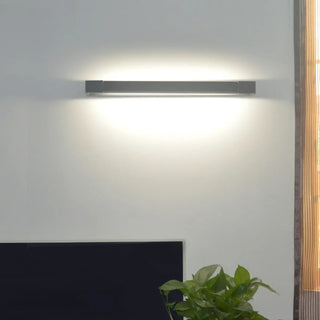 Trendy Silver Rectangular Metal Bathroom Vanity Light Zawala Image - 6
